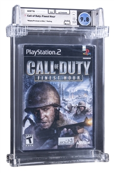 2004 PS2 PlayStation (USA) "Call Of Duty: Finest Hour" Sealed Video Game - WATA 9.8/A++
